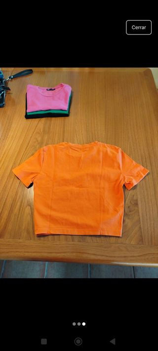 4 Camisetas entalladas Zara 