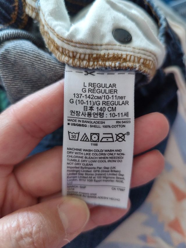 Bermudas GAP niño talla 10-11