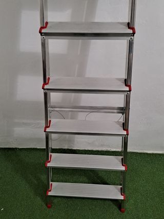 Escalera aluminio 5 peldaños