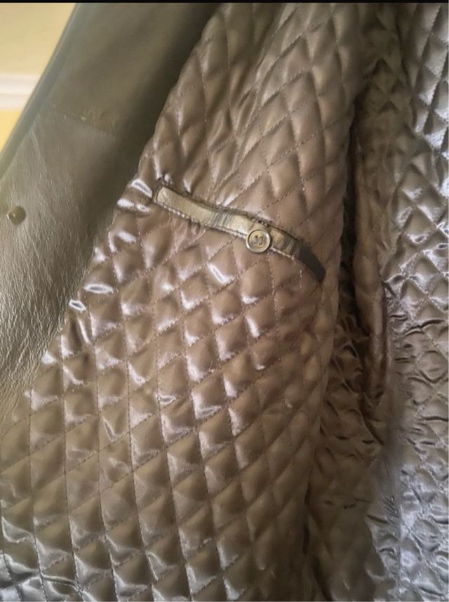 Chaqueta cuero negra - Talla 56