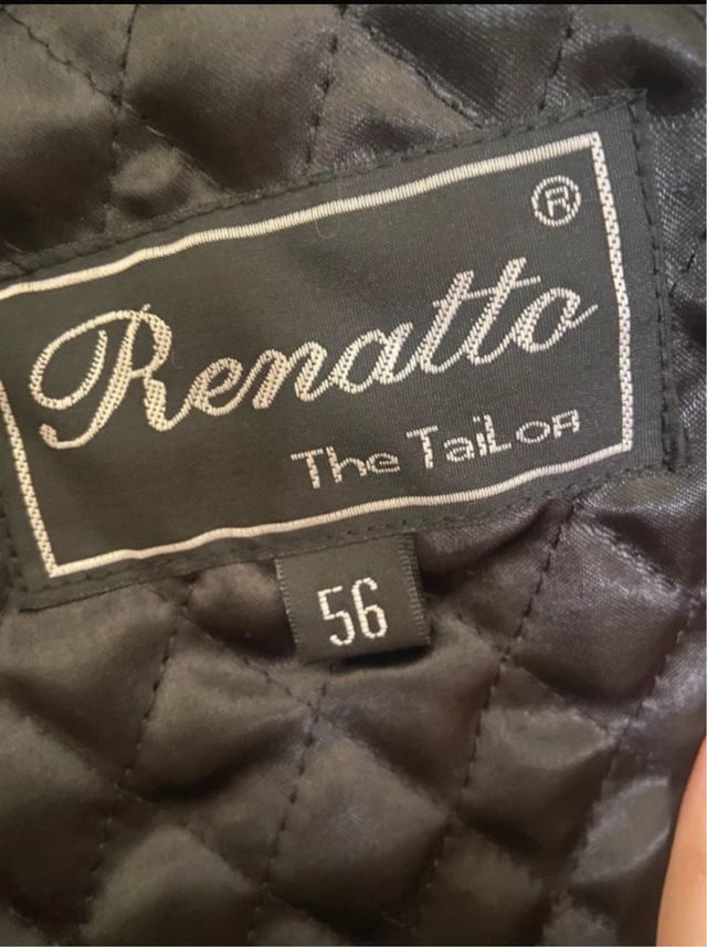 Chaqueta cuero negra - Talla 56