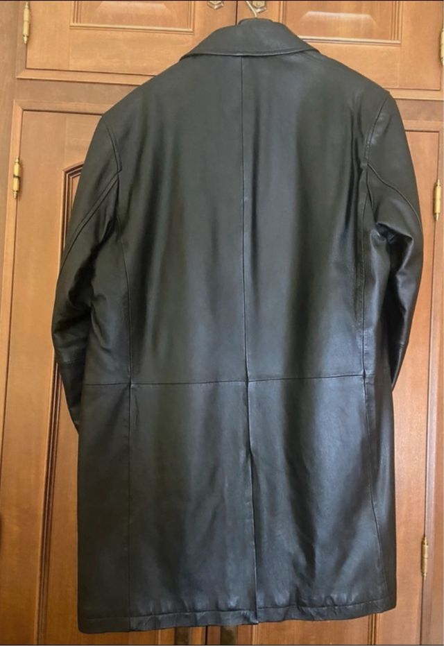 Chaqueta cuero negra - Talla 56