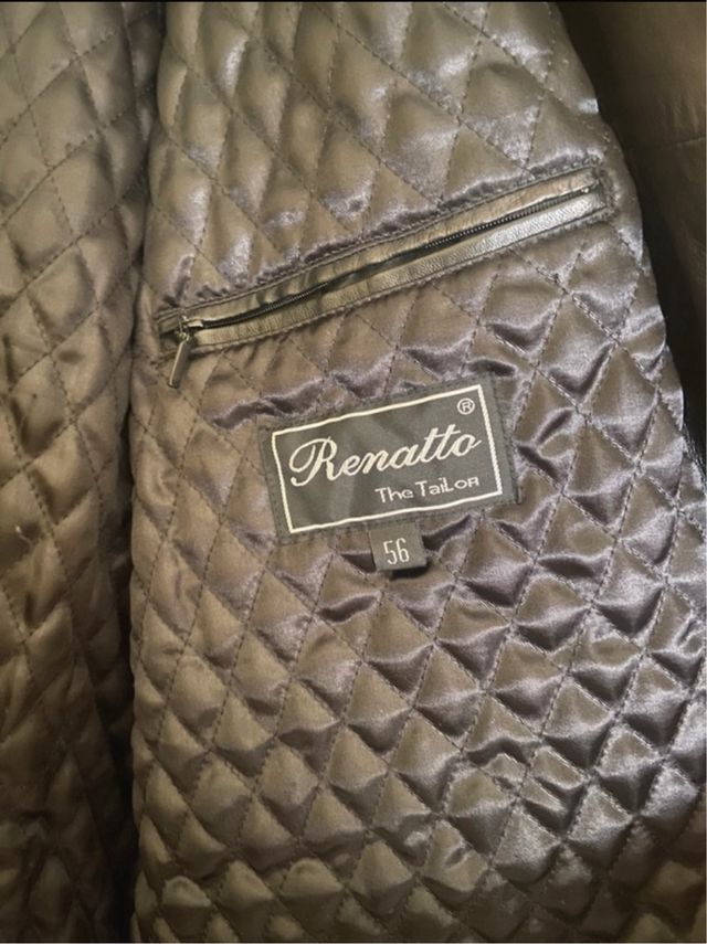 Chaqueta cuero negra - Talla 56