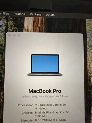 MacBook Pro 13" 2018 - Gris espacial
