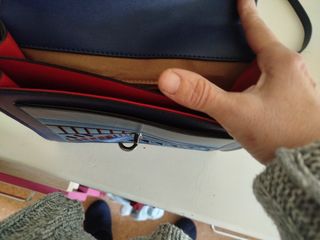 Bolso bandolera azul pequeño