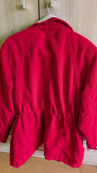 Parka roja talla 5
