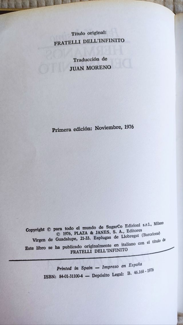 Hermanos del infinito - Peter Kolosimo