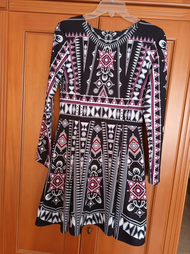 Vestido Sazalaka estampado talla S/M