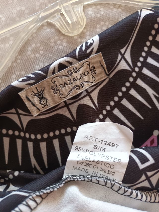 Vestido Sazalaka estampado talla S/M