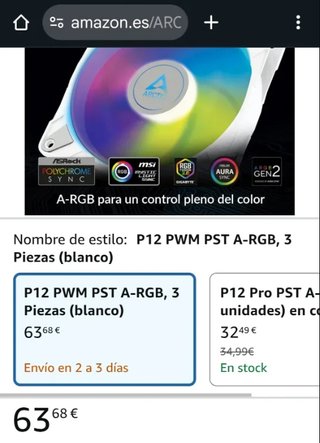RTX Blanca +2fans A-RGB