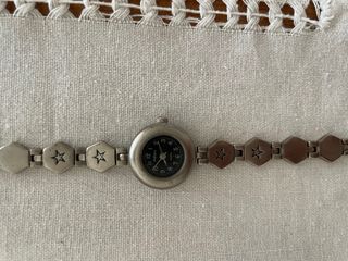 2 Relojes pulsera vintage plata