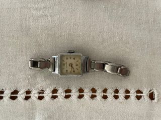 2 Relojes pulsera vintage plata