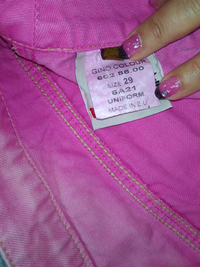Jeans Uniform fucsia, taglia M, tg 29, nuovi