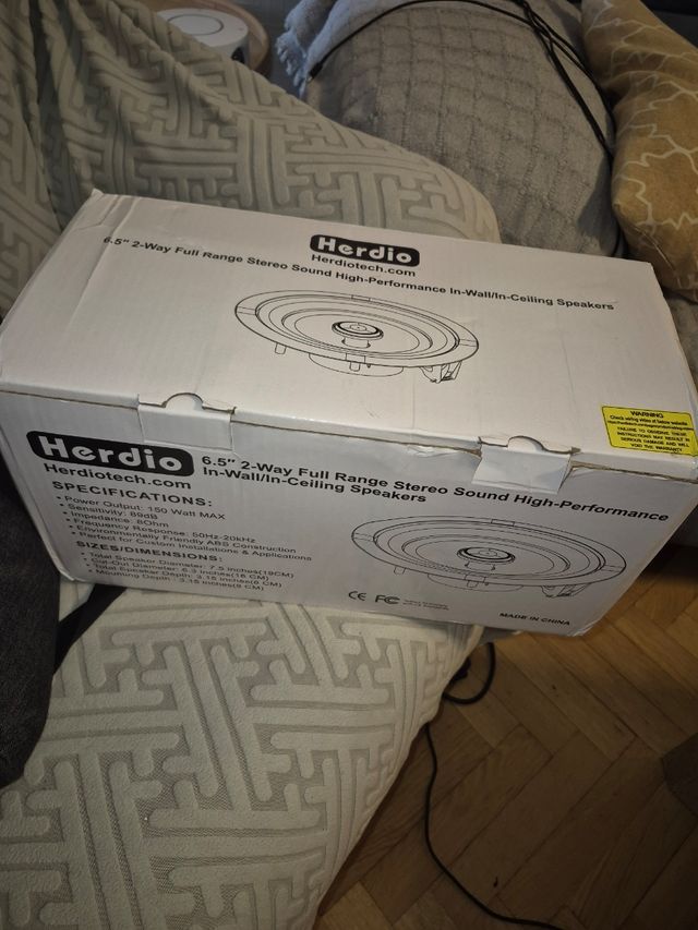 Conjunto de 4 alto-falantes Bluetooth embutidos