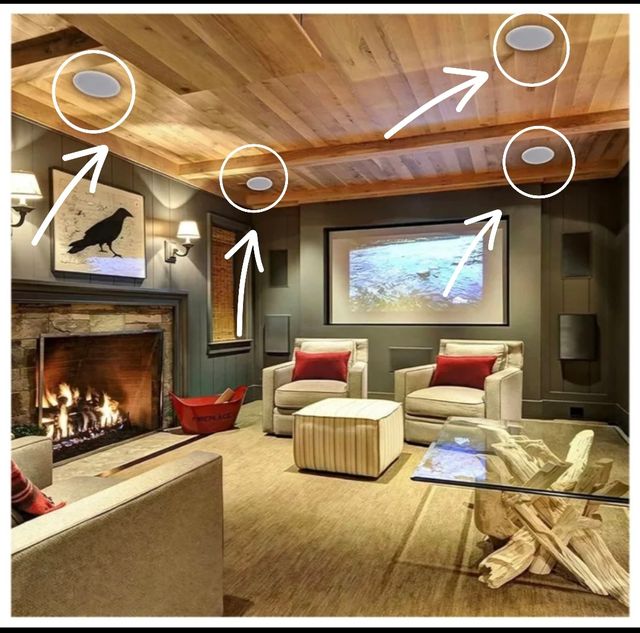 Conjunto de 4 alto-falantes Bluetooth embutidos