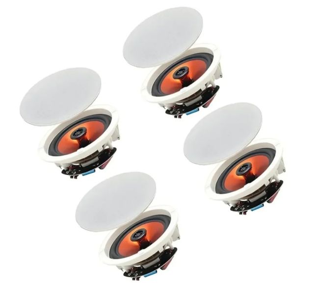 Conjunto de 4 alto-falantes Bluetooth embutidos