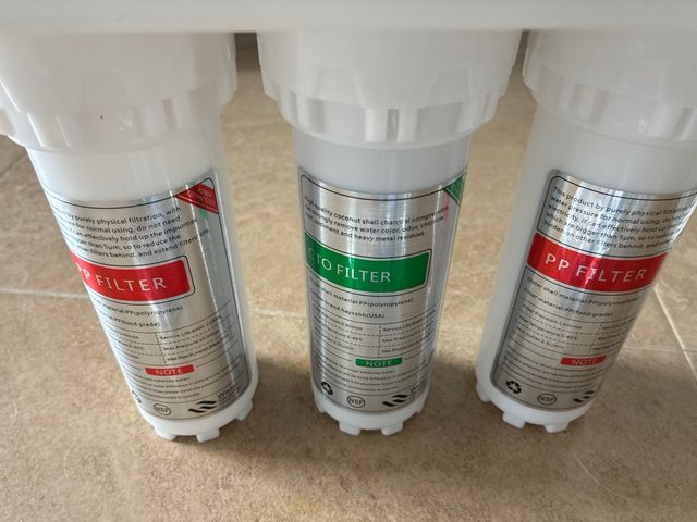 Filtro agua 3 etapas