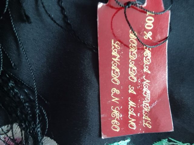 Manton Manila seda natural hecho a mano 