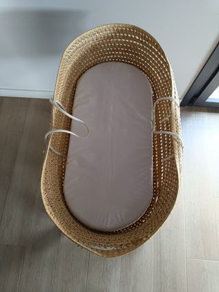 Moisés mimbre bebé cestita