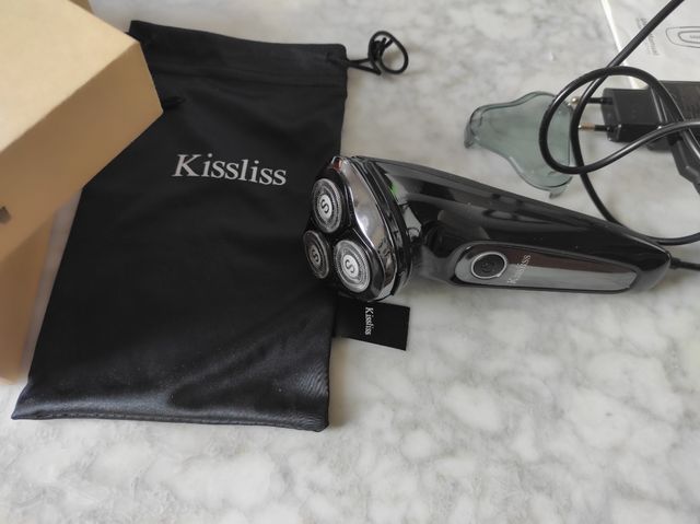 Afeitadora eléctrica Kissliss - 3 cabezales