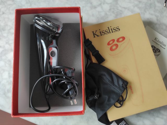 Afeitadora eléctrica Kissliss - 3 cabezales