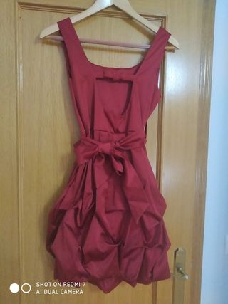 Vestido granate  fiesta