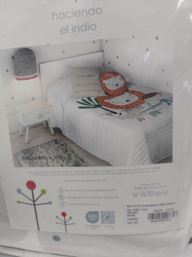 🆕Colcha cama niños cama 90