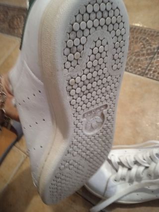 Adidas Stan Smith Blancas y Verdes - 38, 