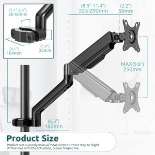 Brazo de monitor ajustable para poste NUEVO