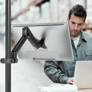 Brazo de monitor ajustable para poste NUEVO