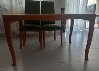 MESA SALON MADERA,