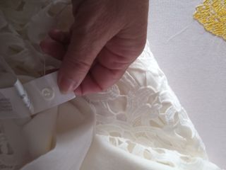 Vestito donna Zara bianco per cerimonie.