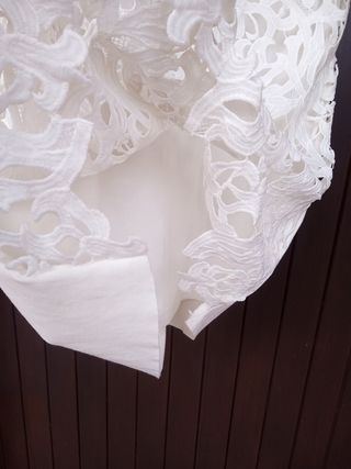 Vestito donna Zara bianco per cerimonie.