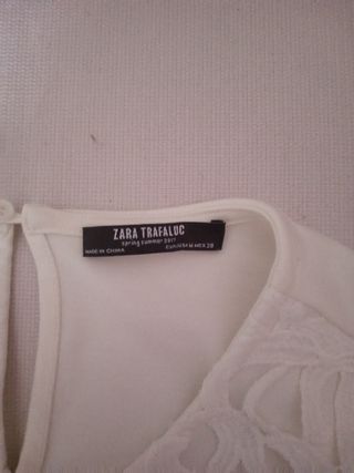 Vestito donna Zara bianco per cerimonie.