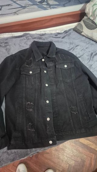 Cazadora Vaquera Negra