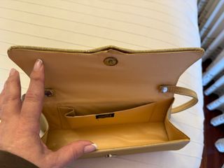 Bolso Fiesta Beige y Dorado