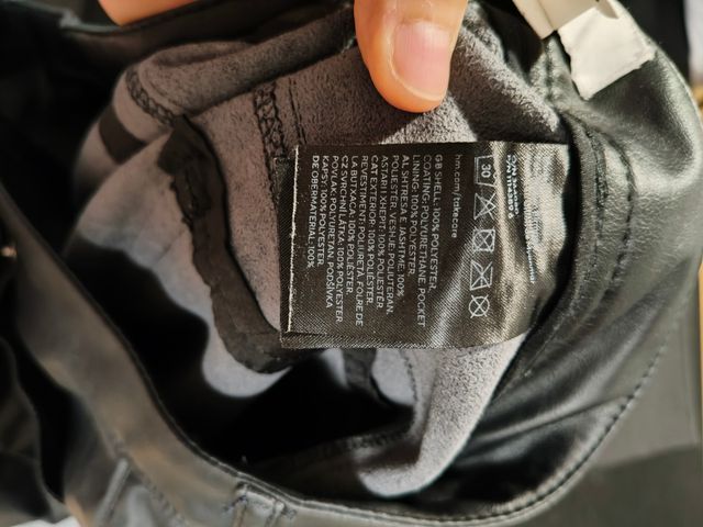 Pantaloni similpelle neri