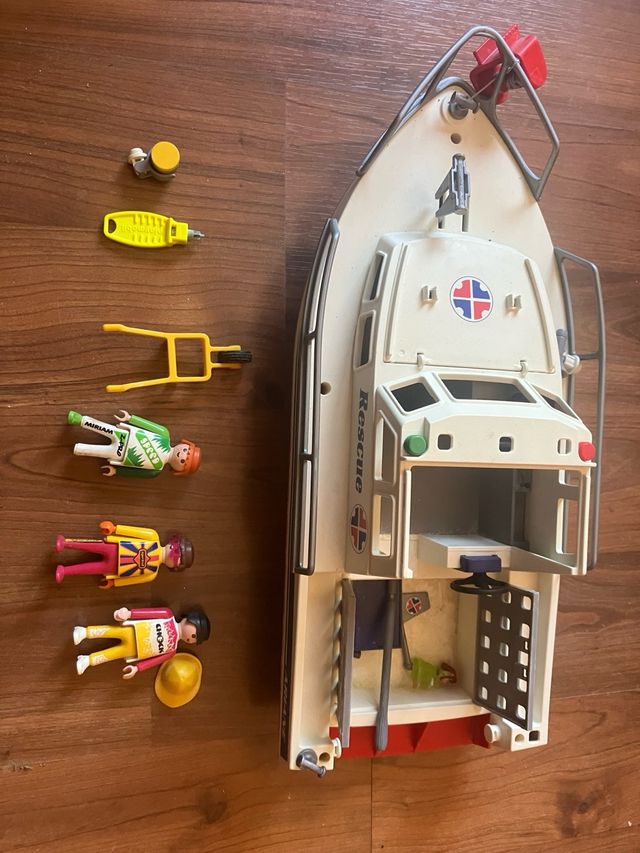 Playmobil Barco Rescate + Figuras