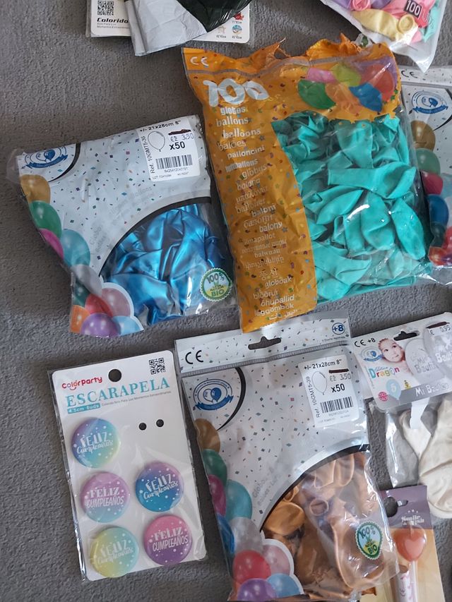 Pack Globos Fiesta Cumpleaños