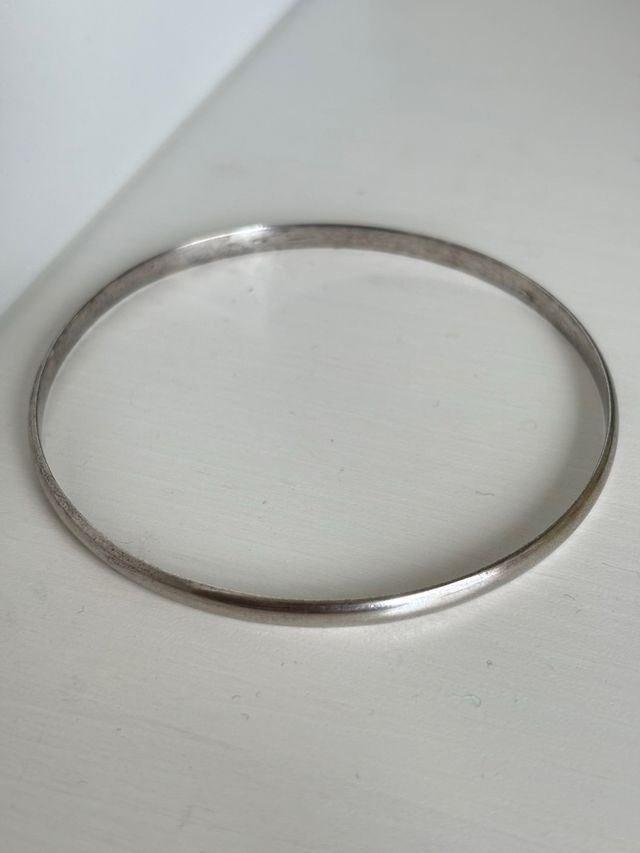 Pulsera aro plateado de Mango 21cm