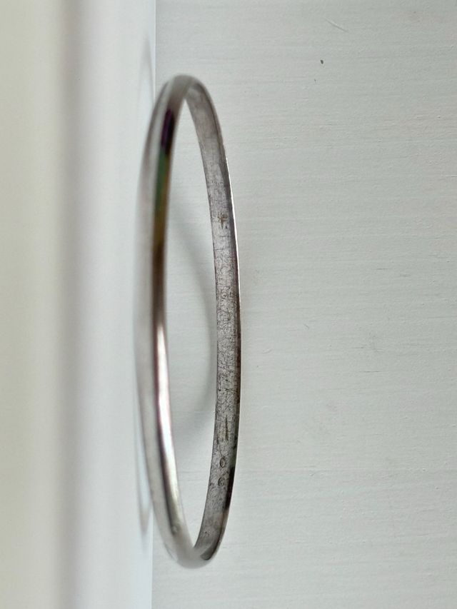 Pulsera aro plateado de Mango 21cm