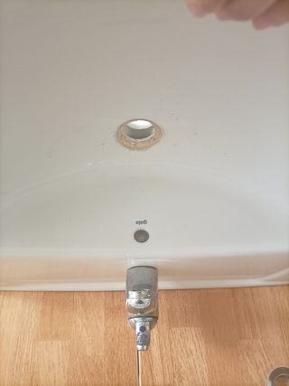 Lavabo porcelana blanco - juego de baño