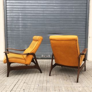Sillones diseño escandinavo vintage midcentury