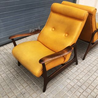 Sillones diseño escandinavo vintage midcentury