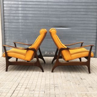 Sillones diseño escandinavo vintage midcentury