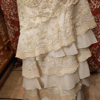 Vestido novia firma Novia D'art T44 