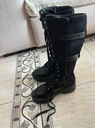 Botas altas negras mujer