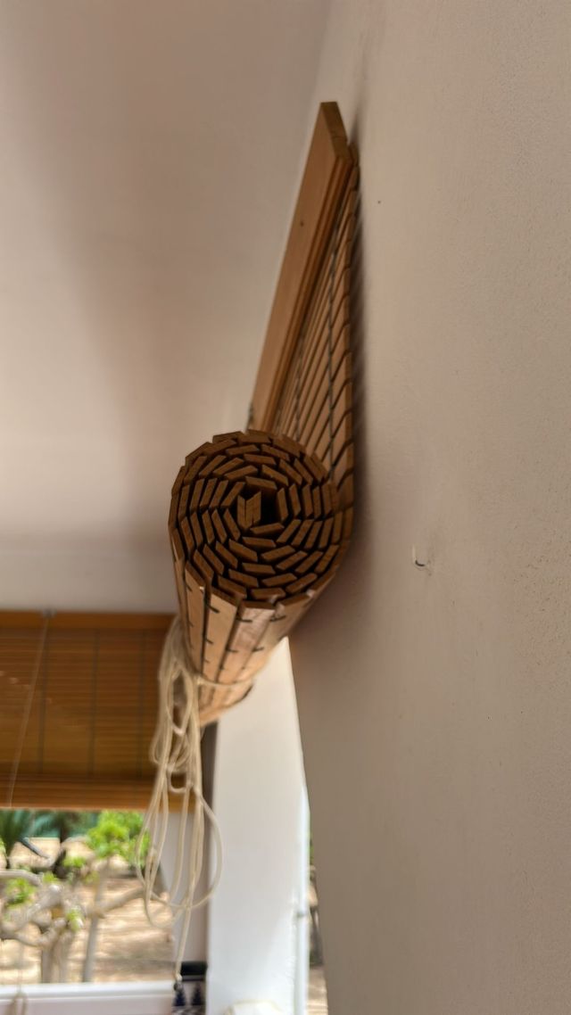 Persianas bambú - 4 unidades unidas de 2 en 2