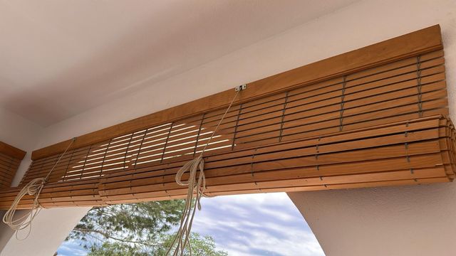 Persianas bambú - 4 unidades unidas de 2 en 2