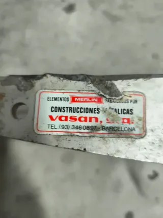 Lote Escape depósito subchasis  Merlin fius